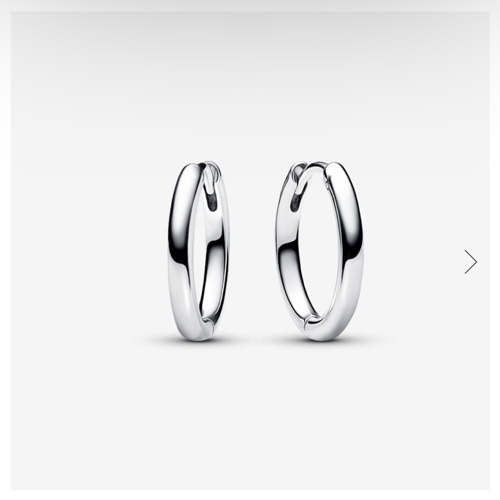 Pandora Moments 18 mm Charm Hoop Earrings 293355